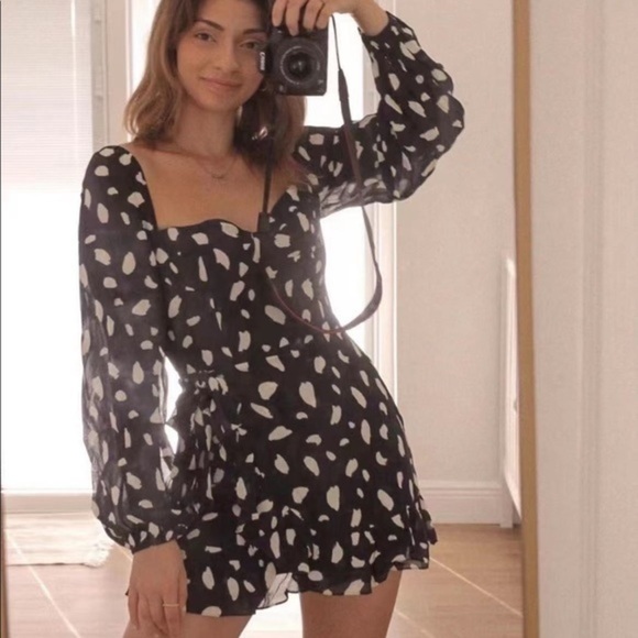 SALE✨Reformation Cammi Dress in Splatter *NEW* - Picture 2 of 6